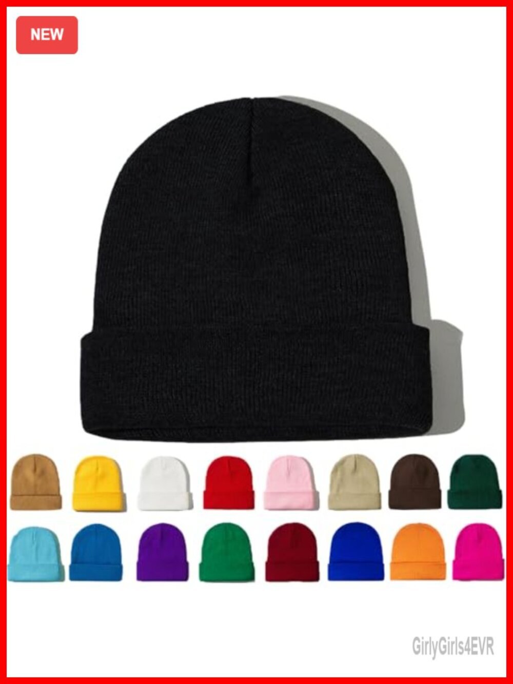 Beanie Ski Watch Cap Cuffed Knit Hat Fisherman Winter Soft Acrylic Unisex